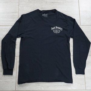 Jack Daniels Whiskey Men's Black Medium Long-Sleeve t-Shirt